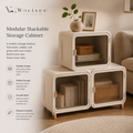 Wocixes™ ModuLuxe Stackable Storage Cabinet System